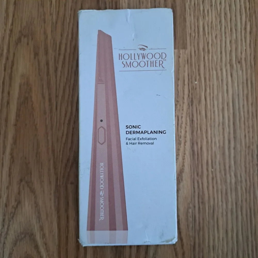 NEW Hollywood Smoother SONIC Dermaplaning Facial Exfoliation & Hair Removal